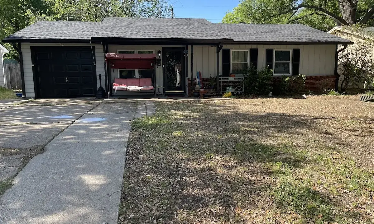 Asphalt Shingle Roof Repair crew at work on a residential roof in Bluffton